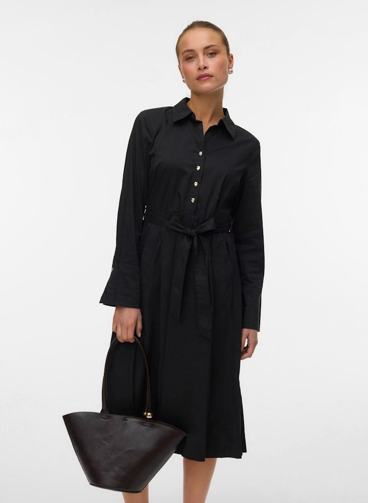 VERO MODA Vmfriba Long Sleeve Calf Dress - Image 4